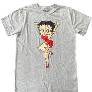 Betty Boop Hollywood by Fleischer Studios Gray  T Shirt Sz‎ Medium